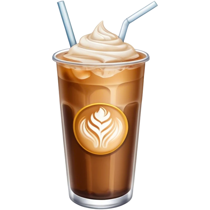 Iced coffee  emoji