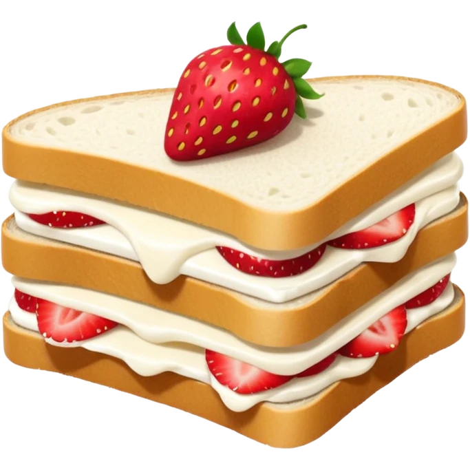 Strawberry sandwich   emoji
