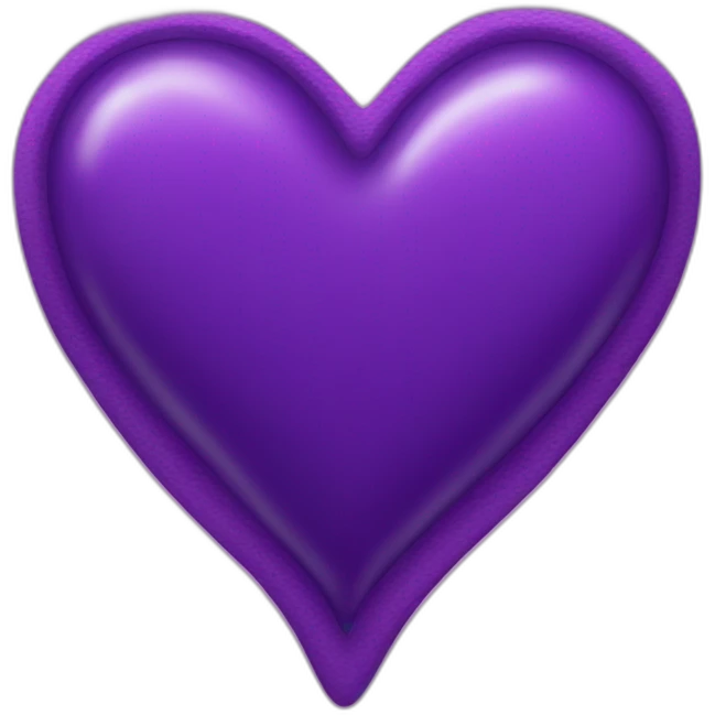 Purple heart  emoji