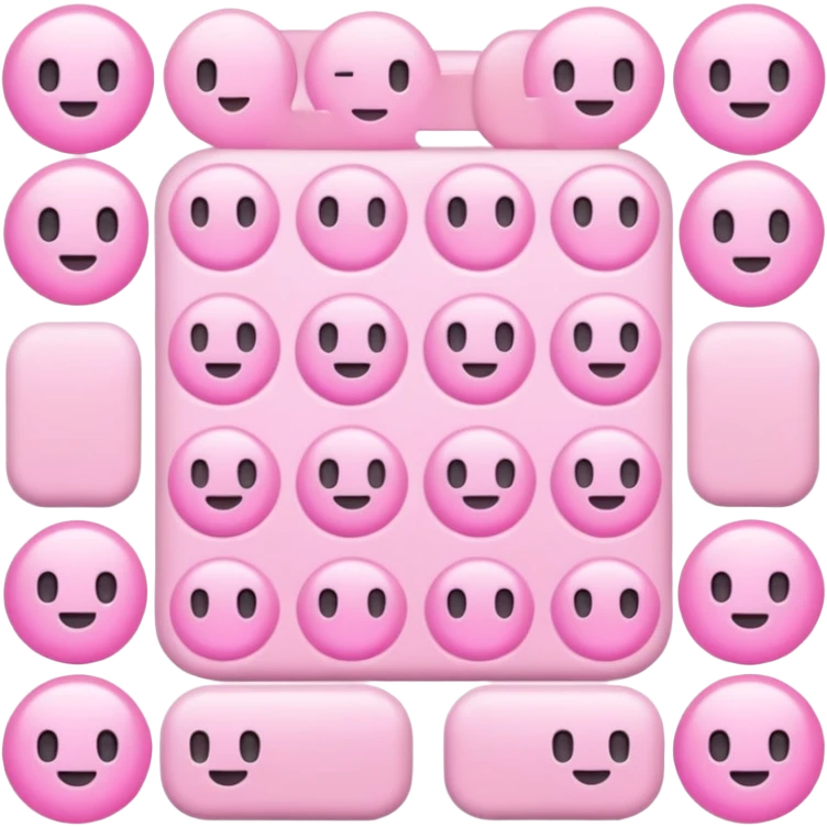 Aesthetic pink emoji