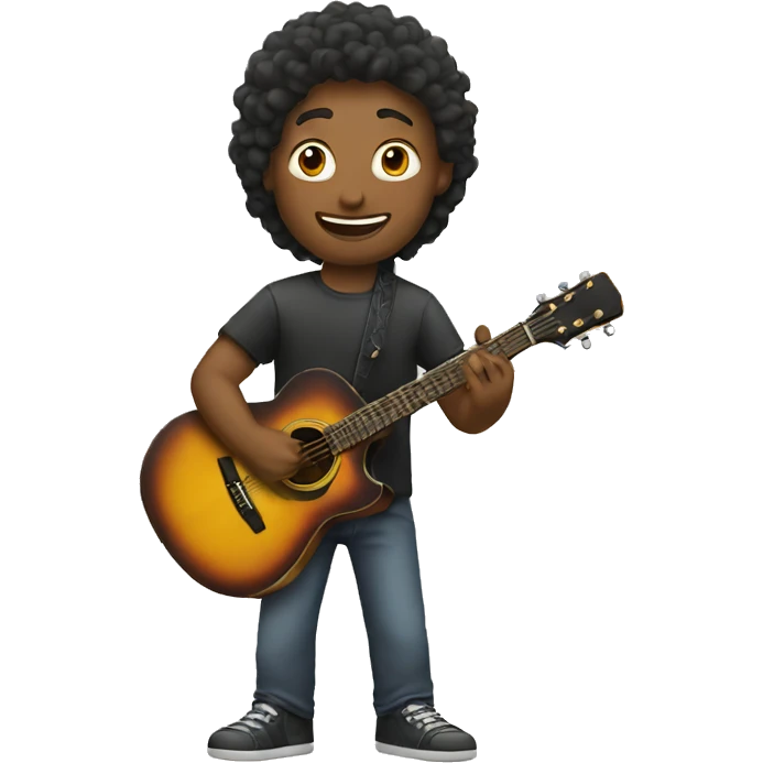 person playing guitar emoji