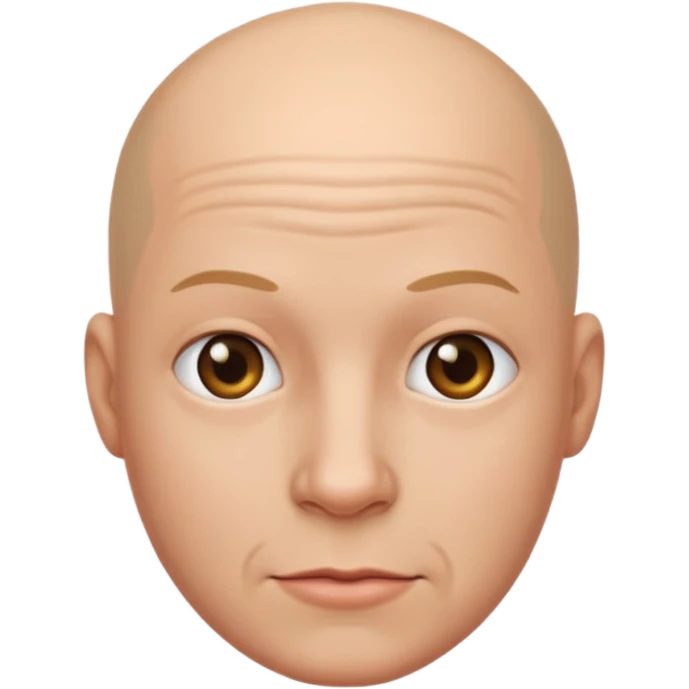 Bald emoji
