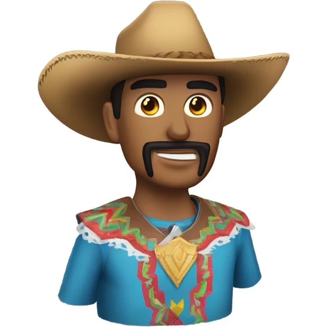 sobrero de vaquero sin cara emoji