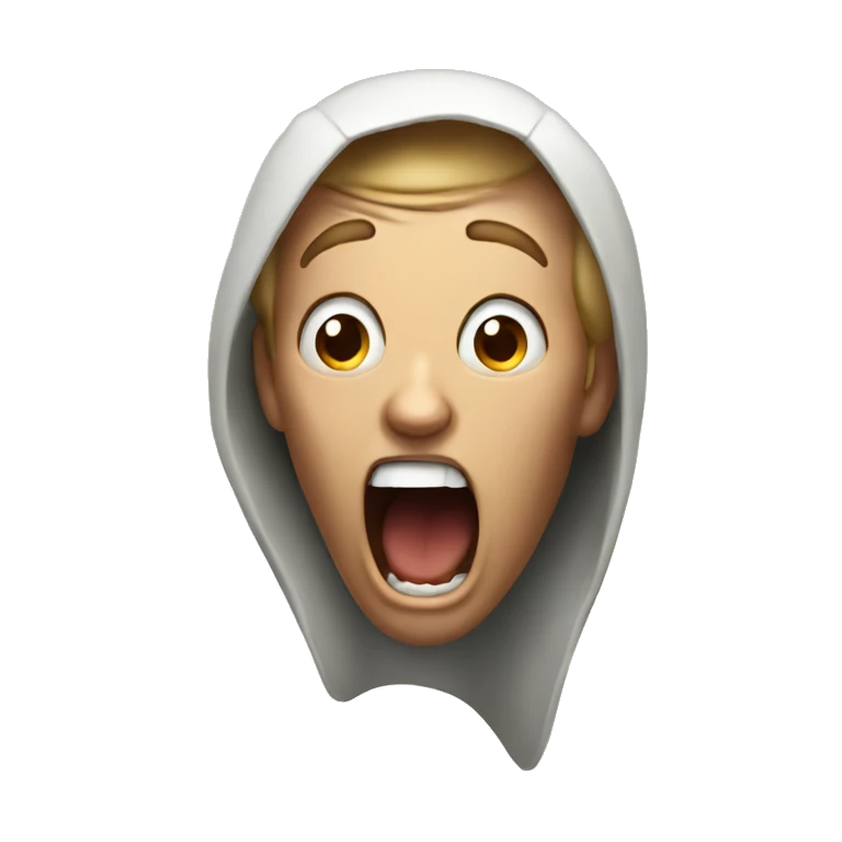 screaming emoji