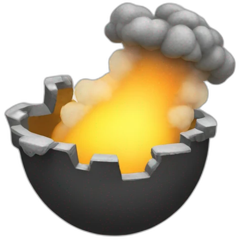 salt thrown over bomb emoji