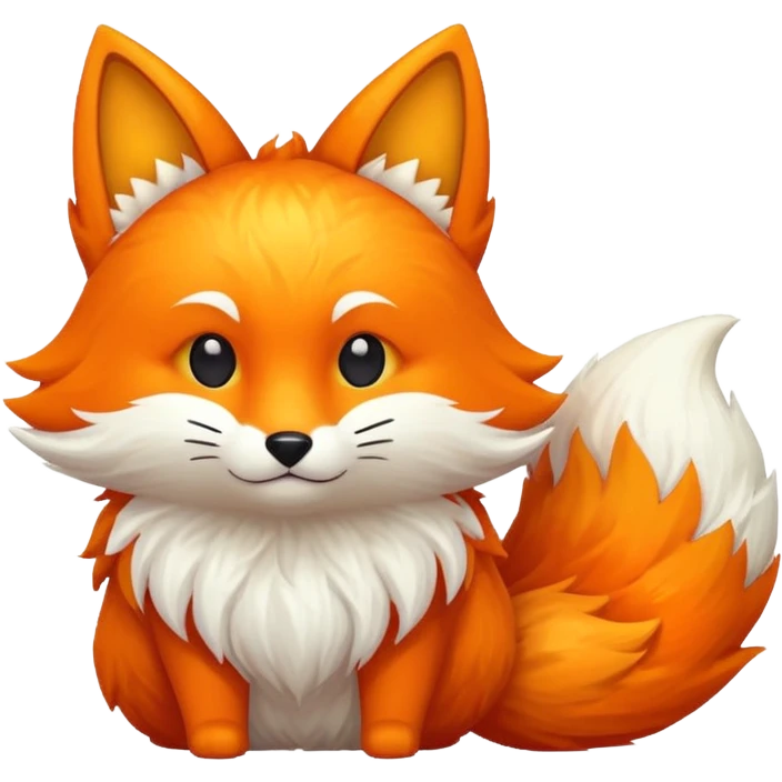 Blox fruits kitsune fruit, orange fur emoji