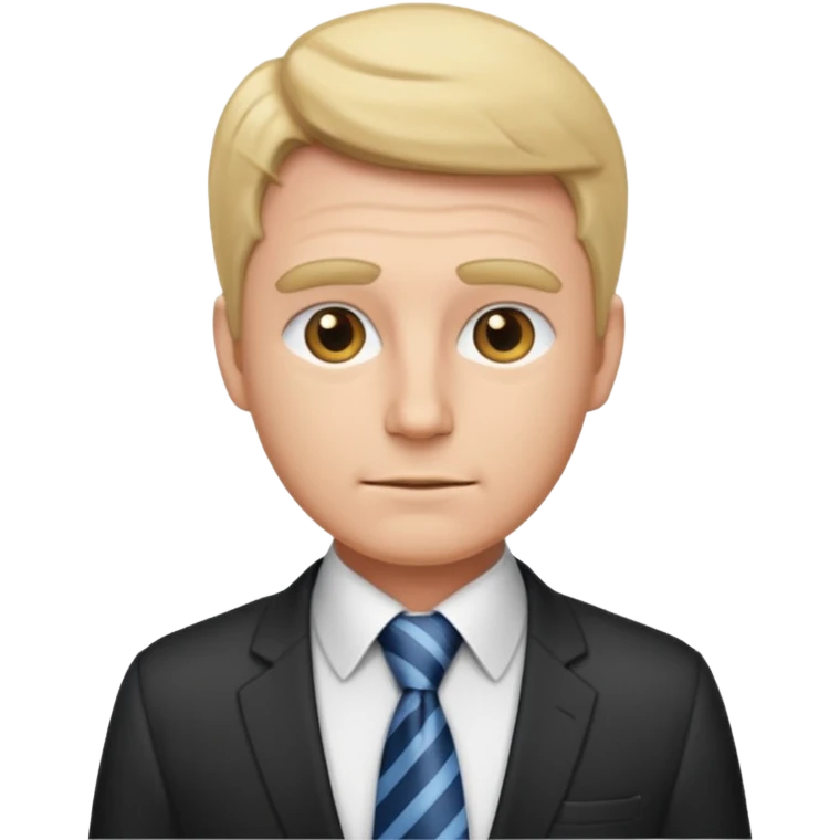 AN UNCLE with a tie in business clothes emoji