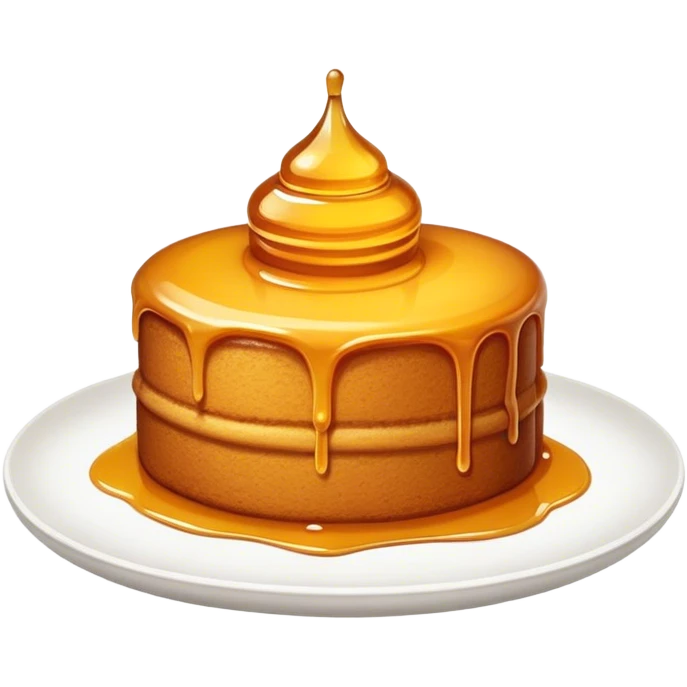 Honey cake emoji
