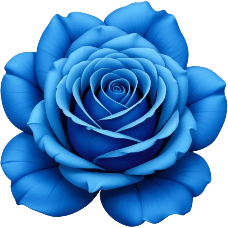 Blue rose emoji