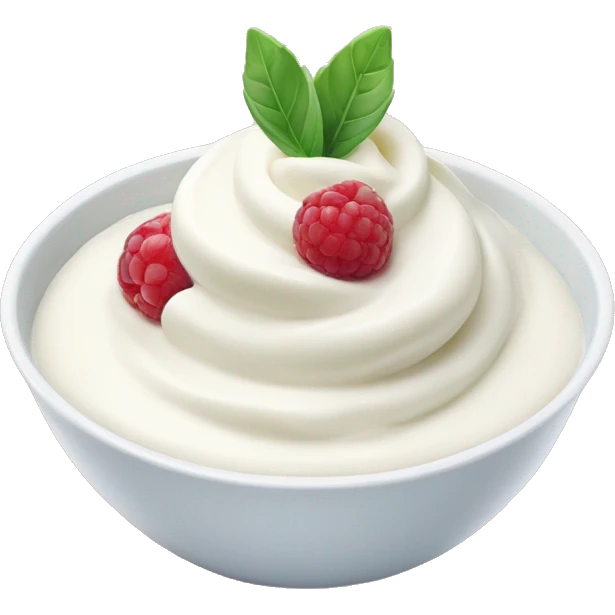  single plant-based dessert yogurt emoji