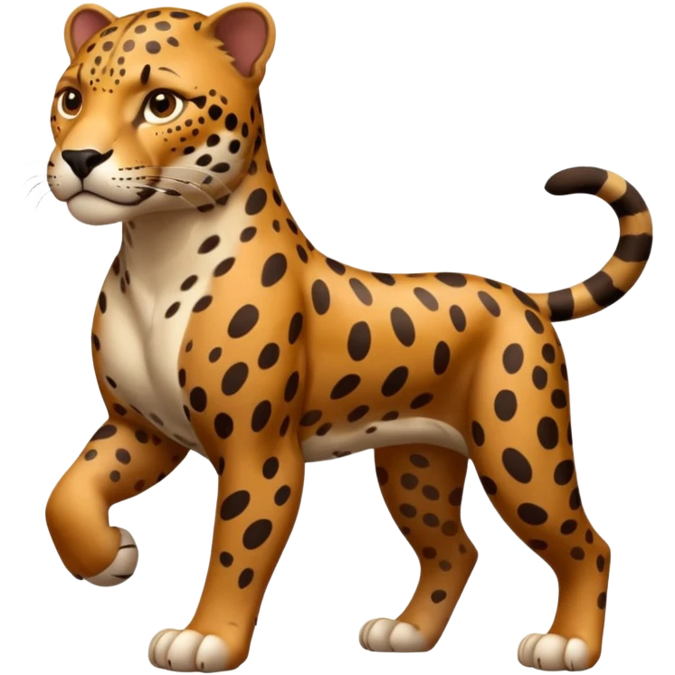 Jaguar grown four legs emoji
