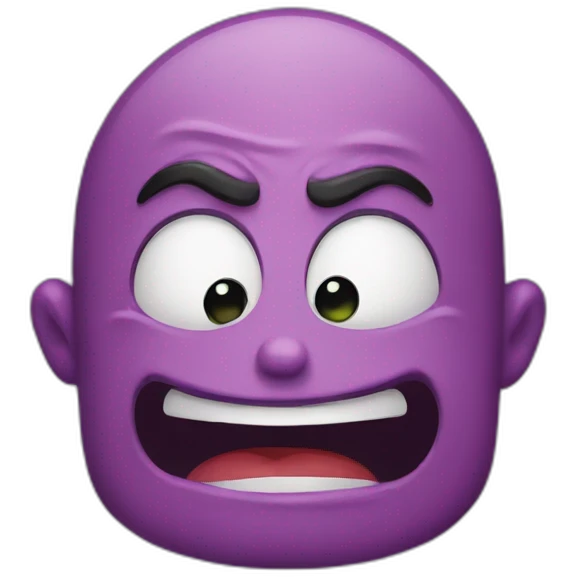 grimace emoji