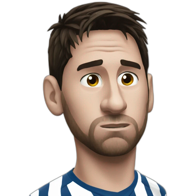 Sad messi emoji
