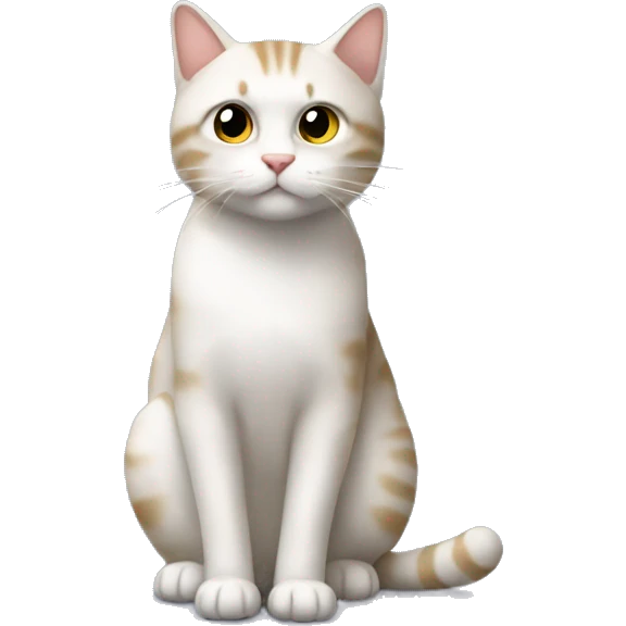 Gatto con paraorecchie emoji