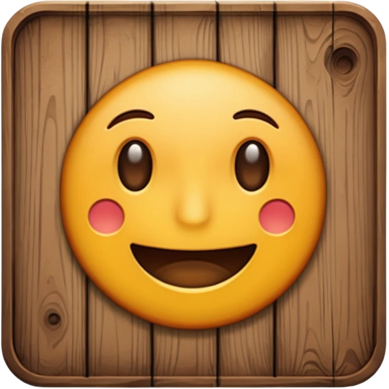 Wooden board emoji