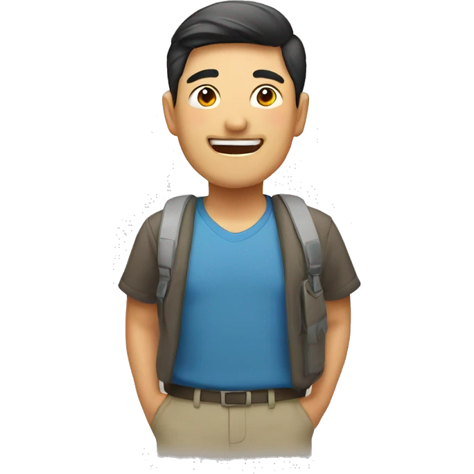 happy Asia dad emoji