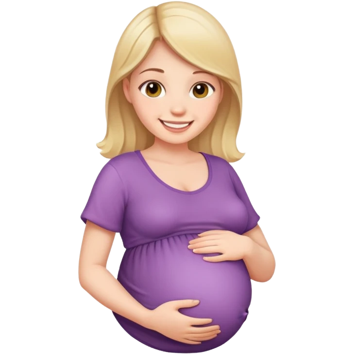 Pregnant girl emoji
