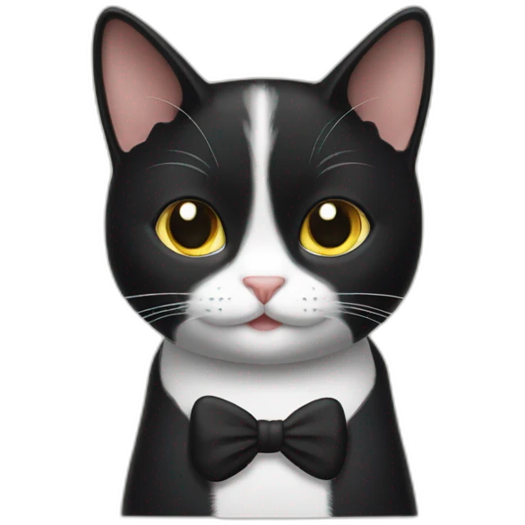 Tuxedo cat thumbs up emoji