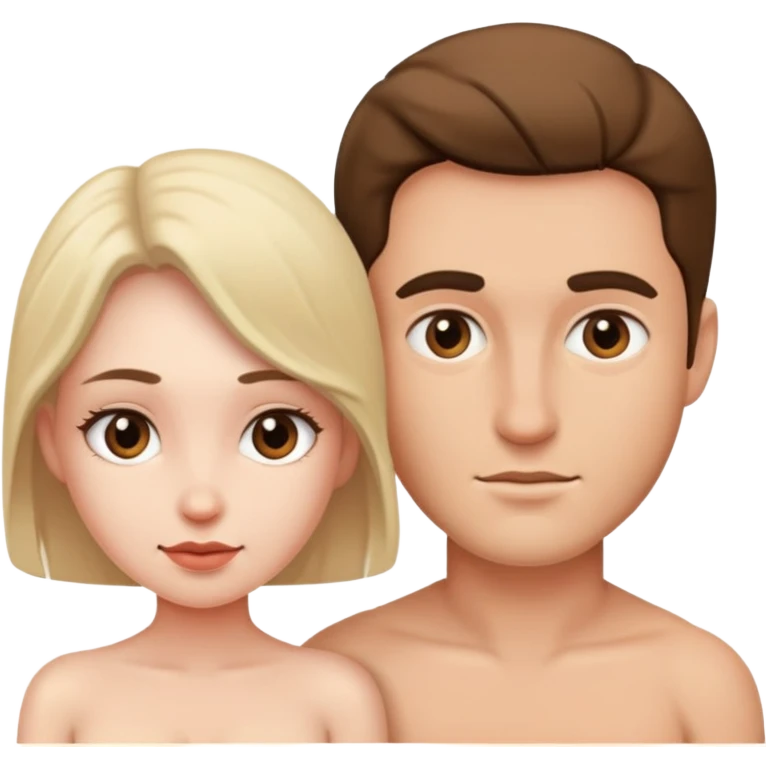 guy and girl naked emoji