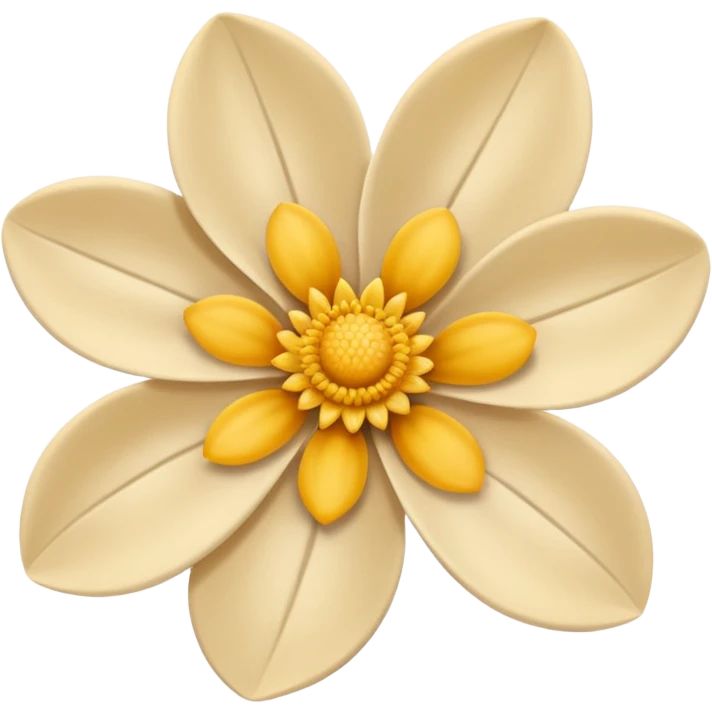 flower beige emoji