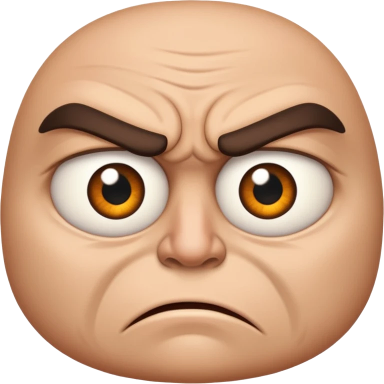 Angry Only single eye no face emoji