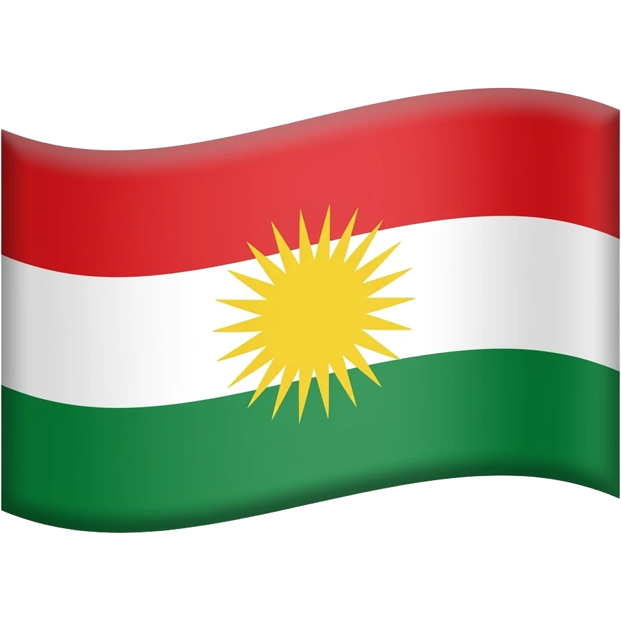 Drapeau Kurdistan emoji