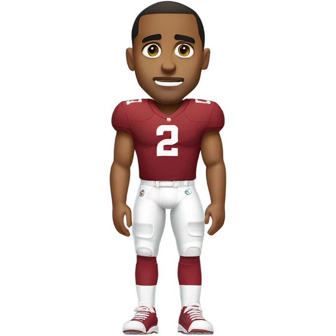 Jalen hurts with a bad knee emoji