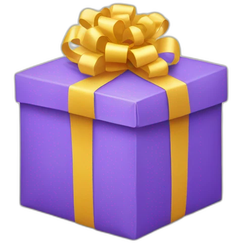 a brain with a gift wrap emoji
