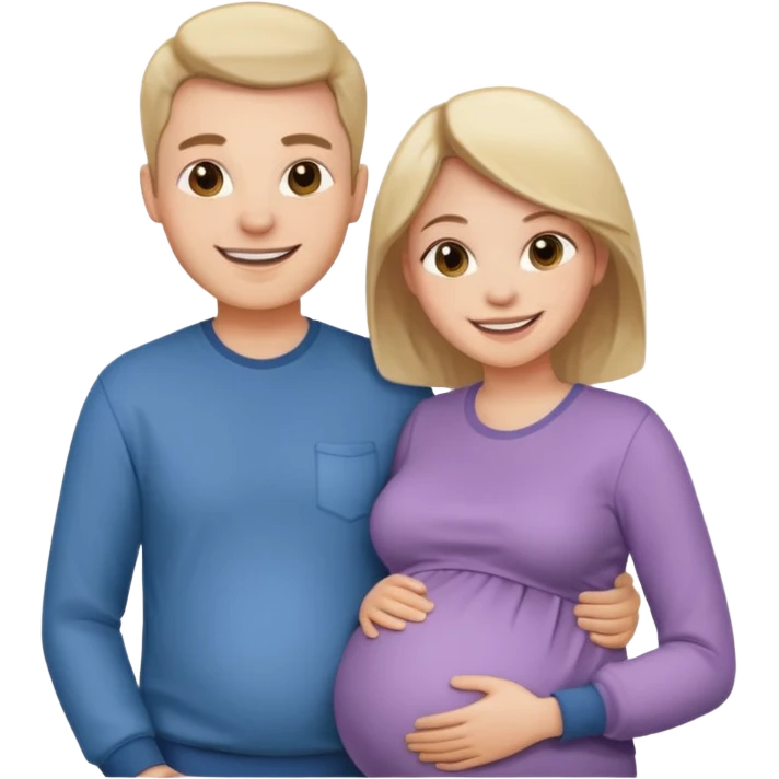 یک زن و شوهر که درحال بچه دار شدن هستن emoji