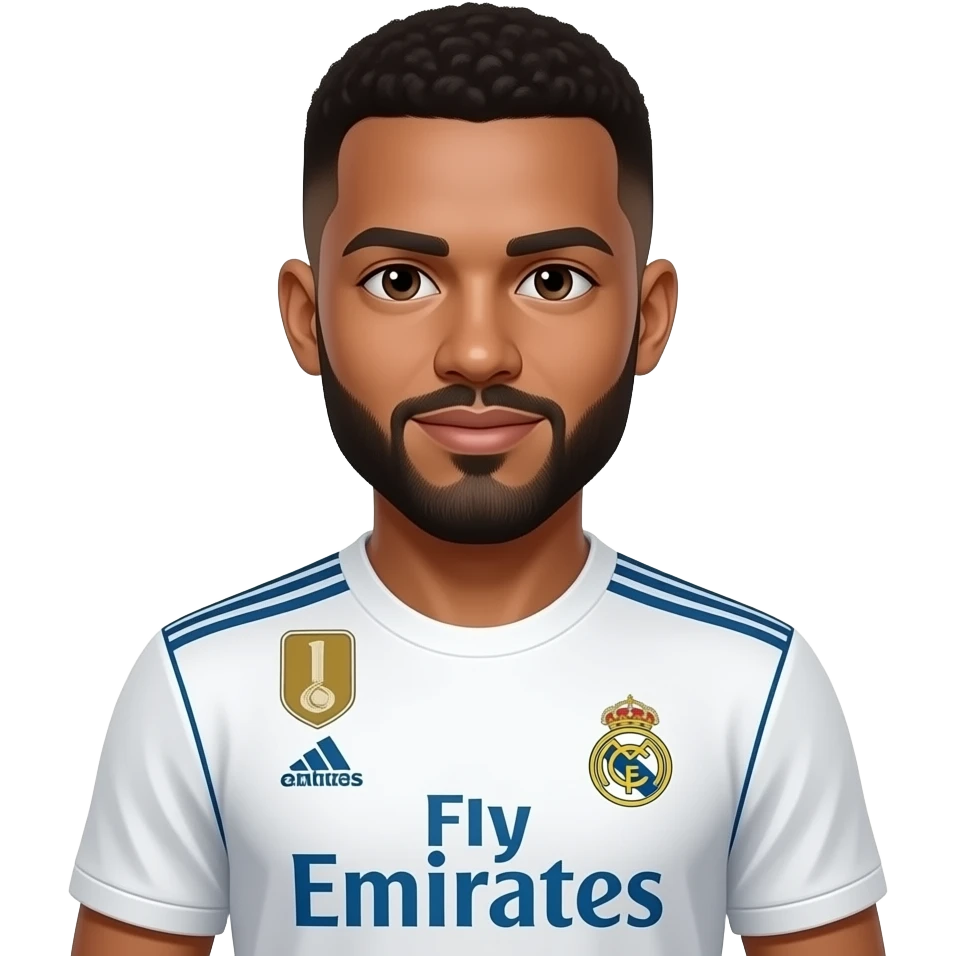 Vinicius Jr in Real Madrid emoji