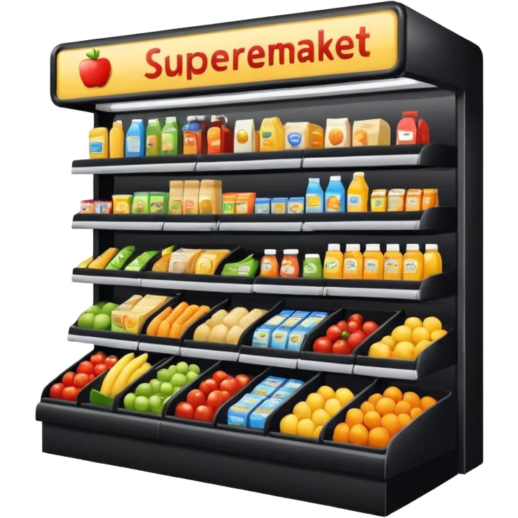 Super market stands emoji