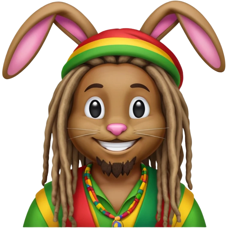 rasta easter bunny emoji