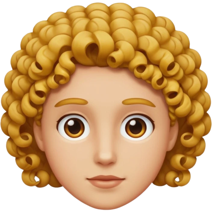 Curl cut emoji