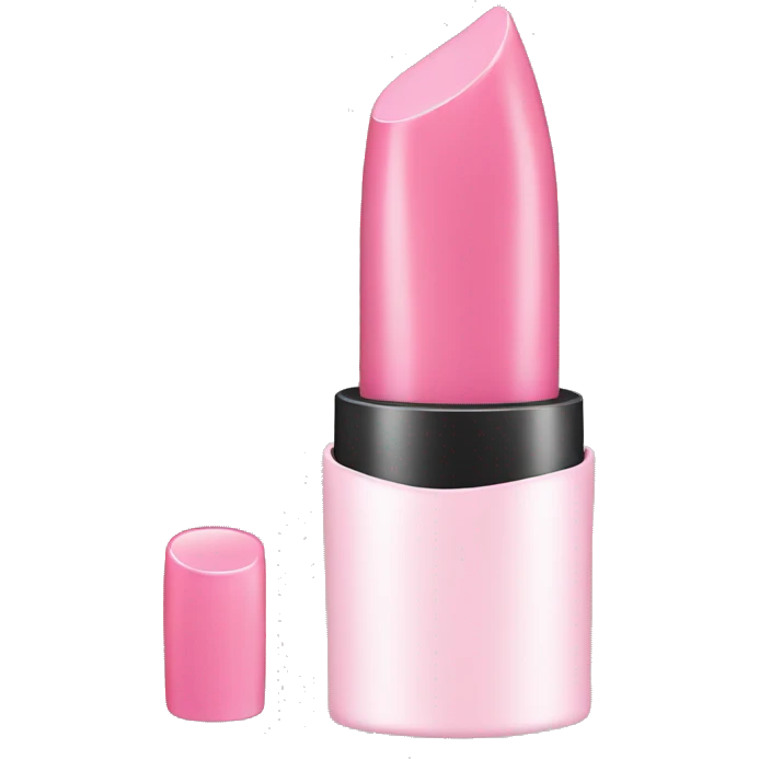 Cute pink lipstick  emoji