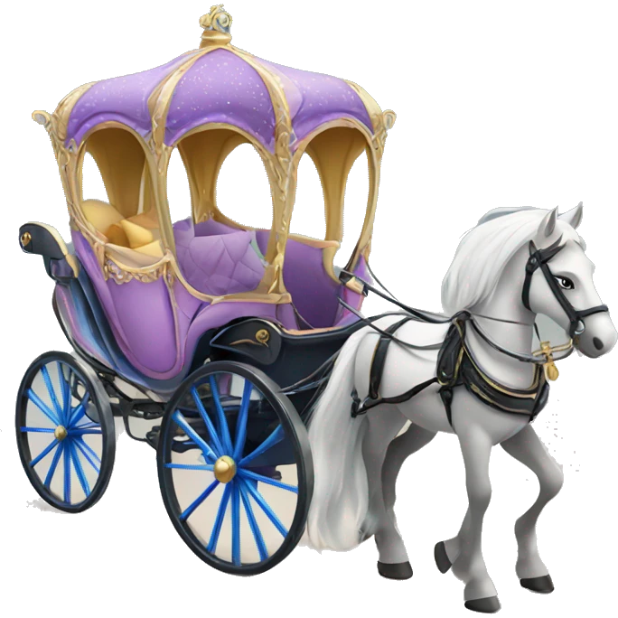 Princess Horse and carriage emoji