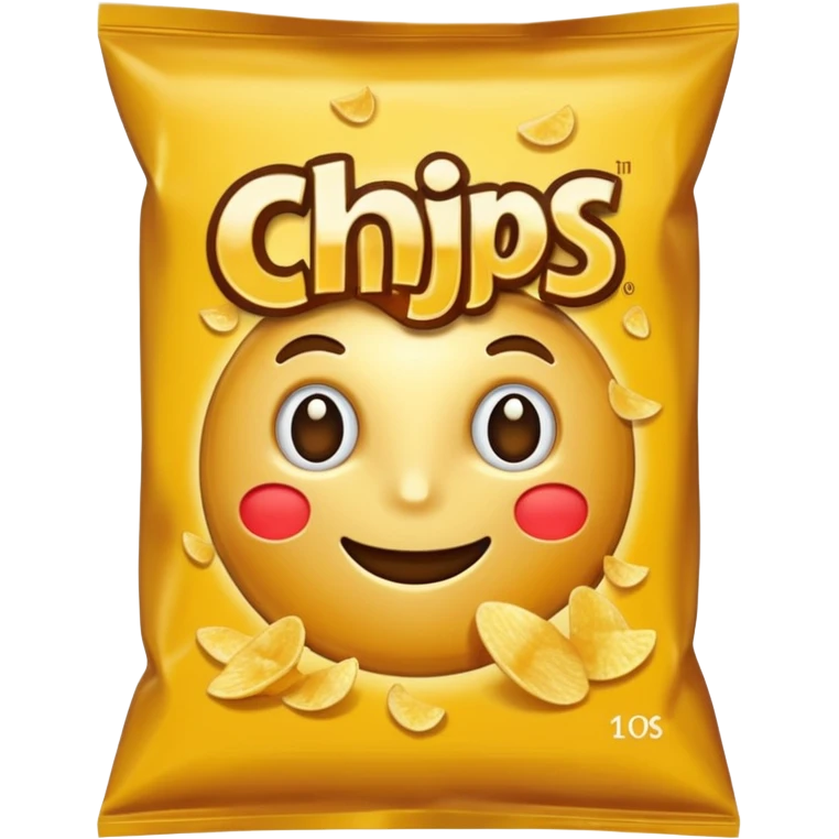 paquet of chips emoji
