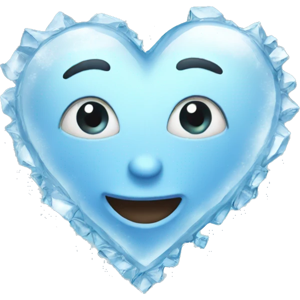 ice heart emoji
