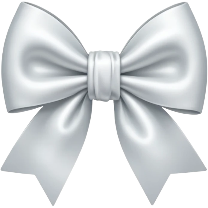 White bow emoji
