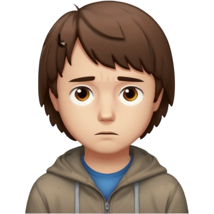will's from stranger things sad emoji