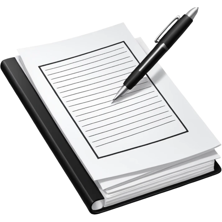 create a realistic emoji showing a logistic contract signed emoji