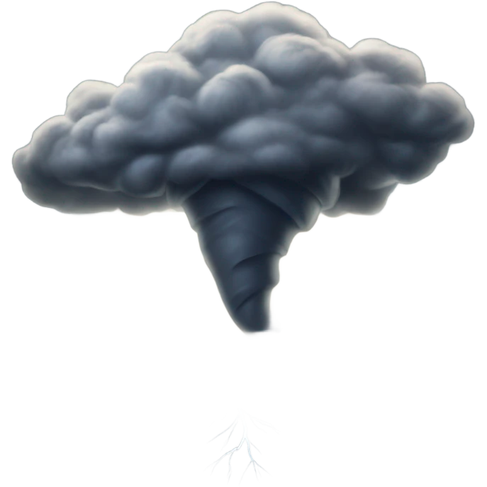 scary tornado  emoji