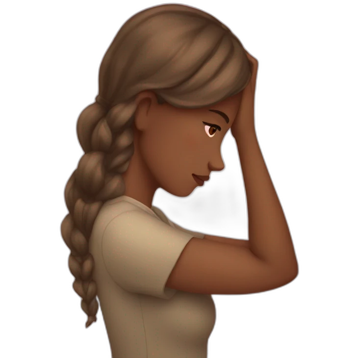 Heart broken women emoji