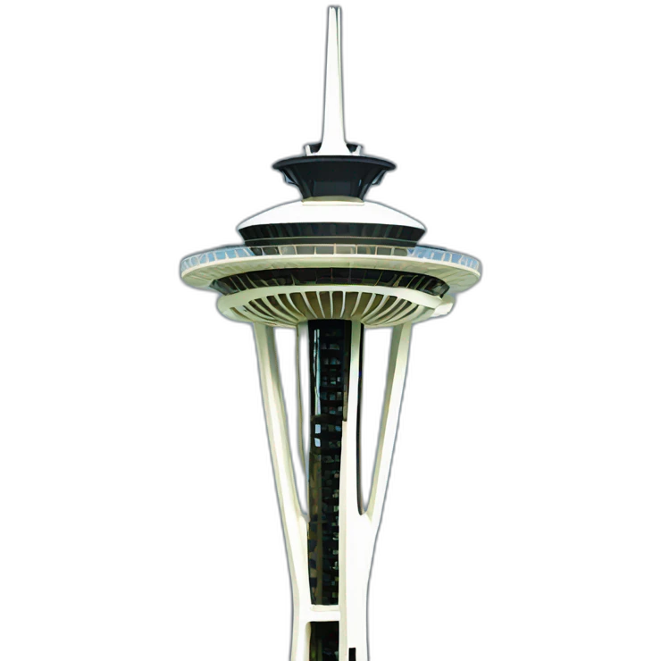 Space needle emoji