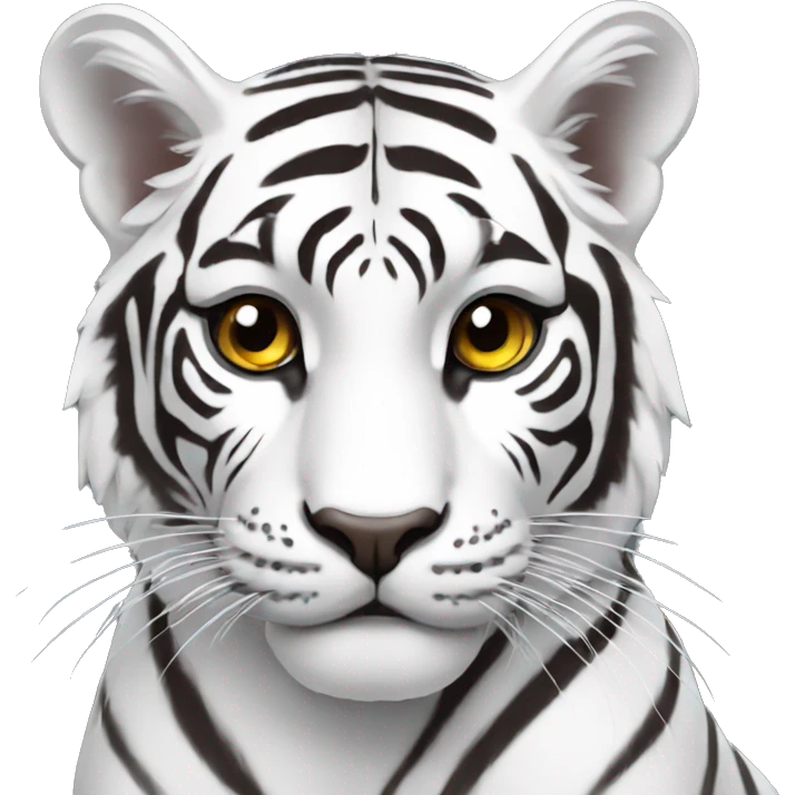 tigre blanco emoji