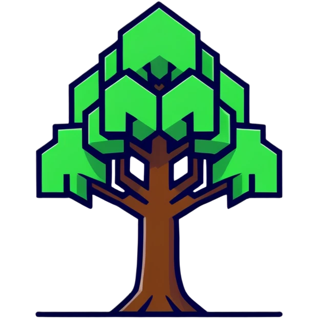 Minecraft tree emoji