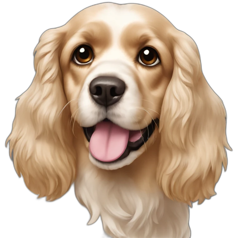 Cocker spaniel shitzu mix angel emoji