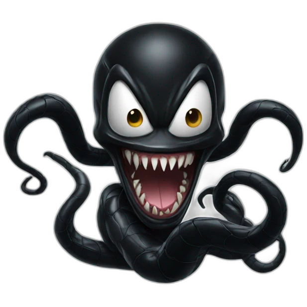 Venom black emoji
