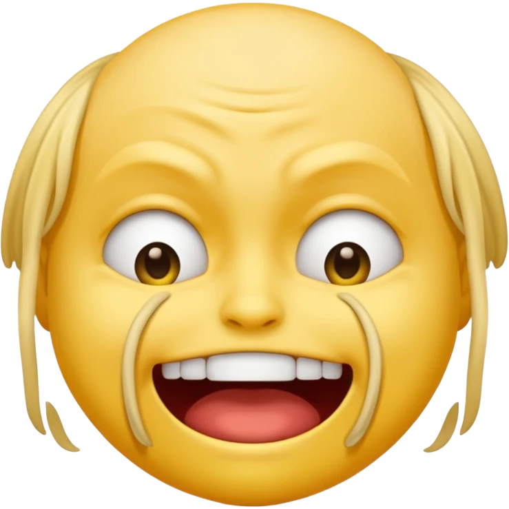 An emoji strangling itself emoji