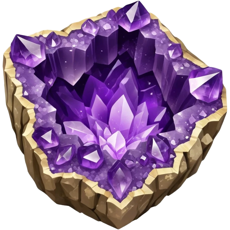 amethyst geode emoji