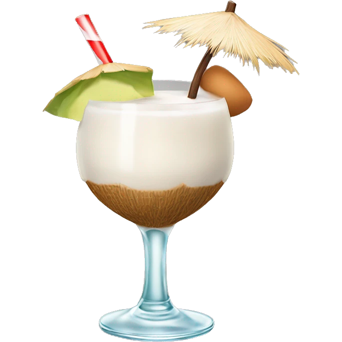 Puerto Rican drink called “coquito” which is coconut-based alcoholic beverage is similar to eggnog emoji